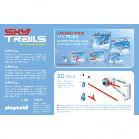 Sky trails: flip rail