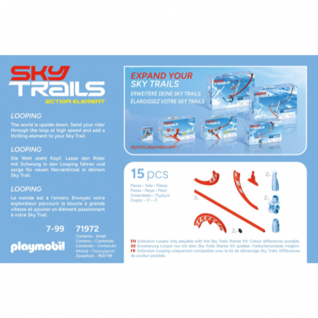 Sky trails: looping