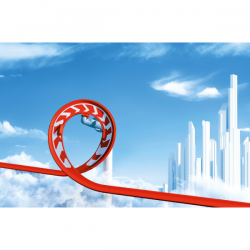 Sky trails: looping