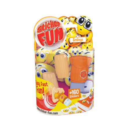 Con adhesivo Fun es aportar la divertida en segundos pegatinas. pulsa el sello de pegatinas simpleme