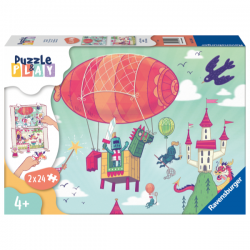 PUZZLE 2X24 PIEZAS BARBACOA REAL