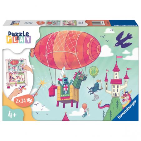 PUZZLE 2X24 PIEZAS BARBACOA REAL