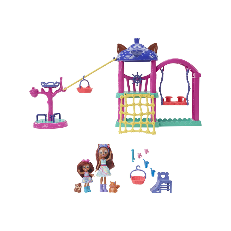 ENCHANTIMALS CITY TAILS PARQUE DE JUEGOS DE SABINE SQUIRREL