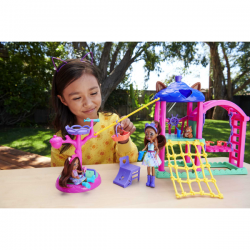 Enchantimals city tails parque de juegos de sabine squirrel