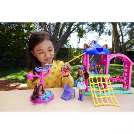 Enchantimals city tails parque de juegos de sabine squirrel
