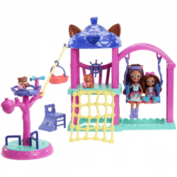 Enchantimals city tails parque de juegos de sabine squirrel