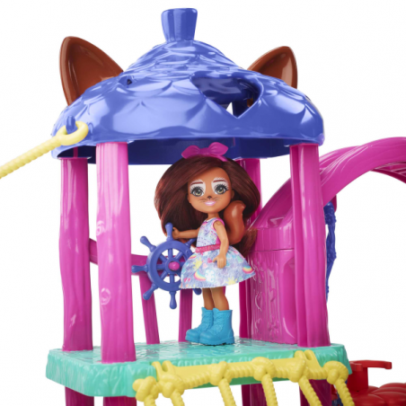 Enchantimals city tails parque de juegos de sabine squirrel