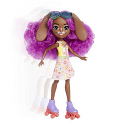 Enchantimals city tails pack 5 muñecas skate