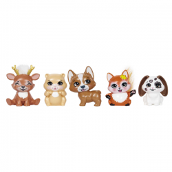 Enchantimals city tails pack 5 muñecas skate