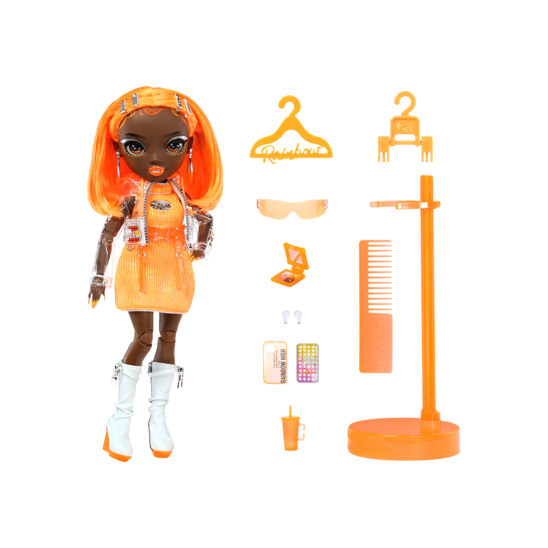RAINBOW HIGH SERIE 5 - MICHELLE ST CARLOS (NARANJA)