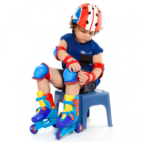 Set de protecciones azul