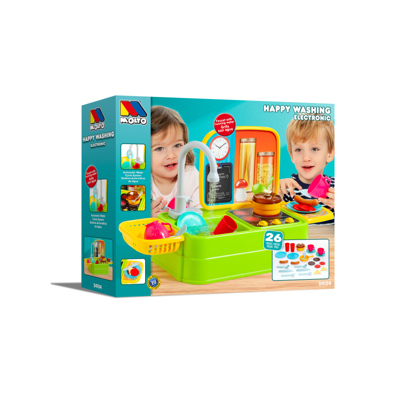 COCINA FREGADERO CON ACCESORIOS Y GRIFO REAL