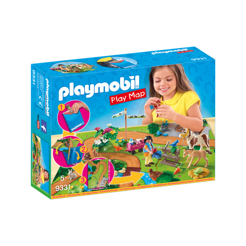 PLAYMOBIL PLAY MAP PASEO CON PONIS