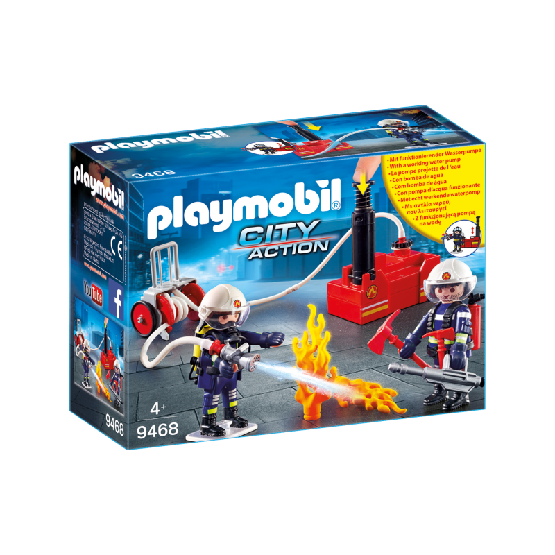 PLAYMOBIL CITY ACTION BOMBEROS CON BOMBA DE AGUA