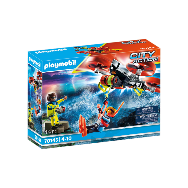 RESCATE MARITIMO: BUZO CON DRON DE RESCATE PLAYMOBIL CITY ACTION