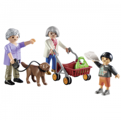Abuelos y nietos playmobil city life