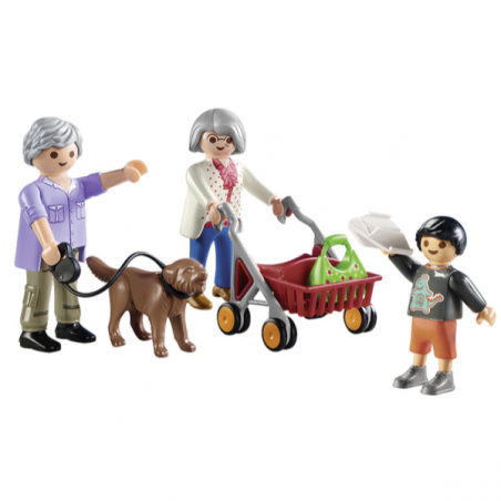 Abuelos y nietos playmobil city life