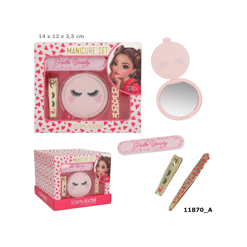 TOP MODEL SET DE MANICURA EN CAJA BEAUTY GIRL