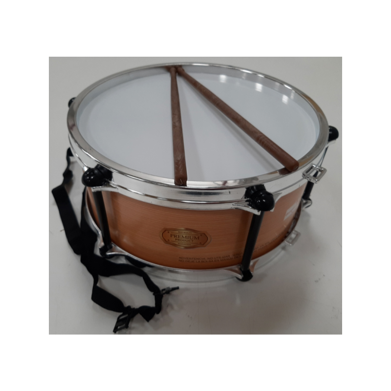 TAMBOR METAL 32 CM "CLASSIQUE" METALIZADO BOLSA