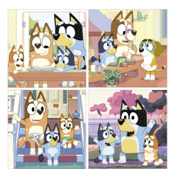 Puzzle maleta progresivos bluey