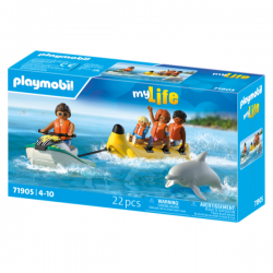 Paseo en bote banana