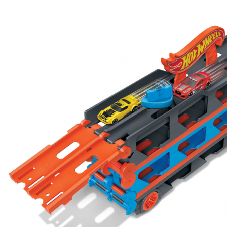 Hotwheel camion de transporte convertible