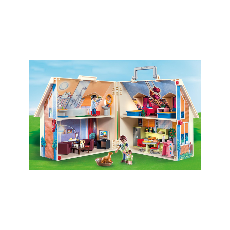 PLAYMOBIL - CASA DE MUÑECAS MALETÍN (70985)