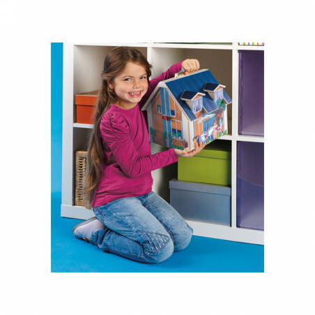 Playmobil - casa de muñecas maletín (70985)