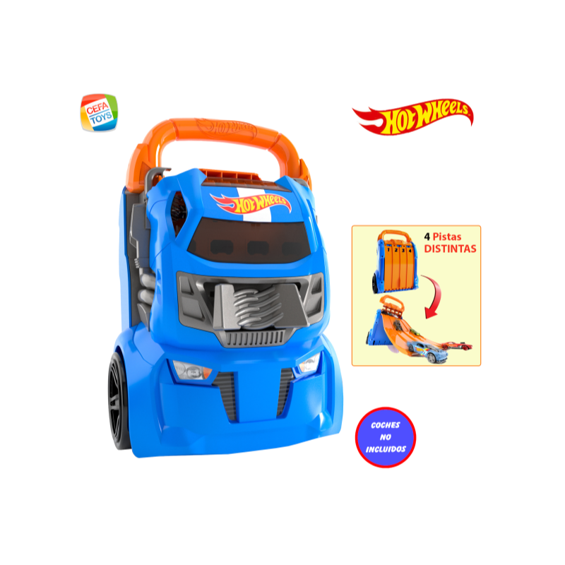 GUARDACOCHES-LANZADOR HOT WHEELS 2 EN 1
