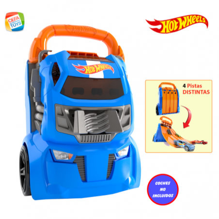 GUARDACOCHES-LANZADOR HOT WHEELS 2 EN 1