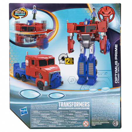 Transformers earthspark- spinchanger optimus