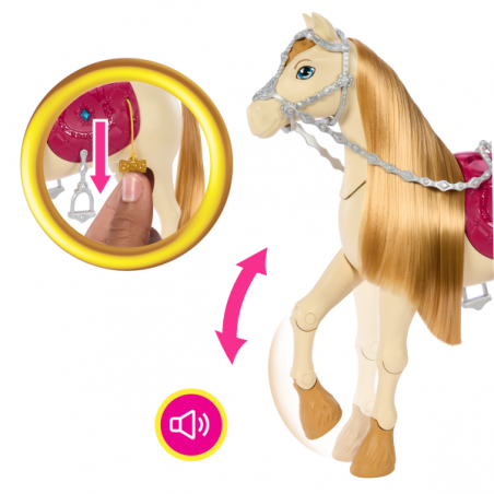 Barbie caballo con sonidos