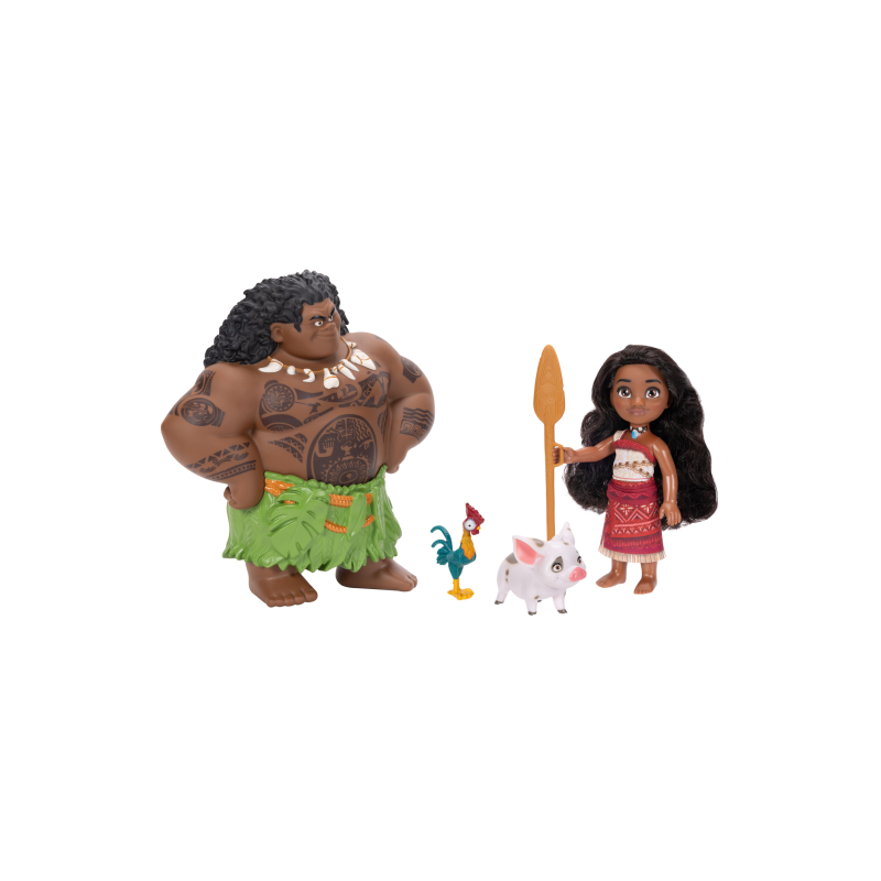 SET DE REGALO VIANA & MAUI DE 15 CM DISNEY VAIANA II