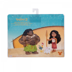 Set de regalo viana & maui de 15 cm disney vaiana ii