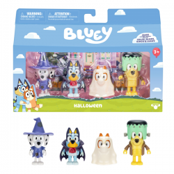 Bluey pack 4 figuras