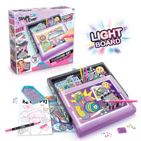 Diamond art maletín led 3 en 1