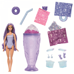 Barbie pop reveal dulces sorpresa con vaso morado