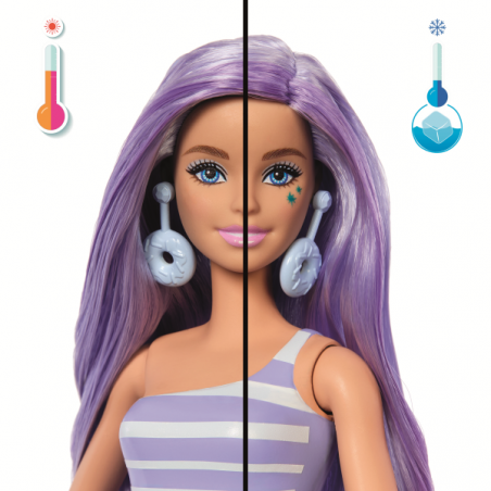 Barbie pop reveal dulces sorpresa con vaso morado