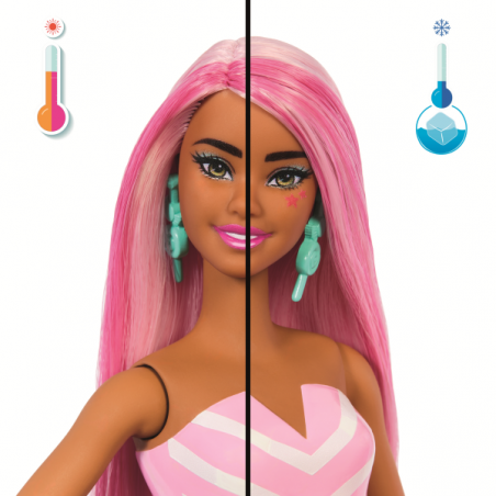 Barbie pop reveal dulces sorpresa con vaso rosa