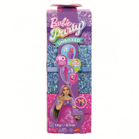Barbie party sorpresa con paleta rosa unboxed grwm