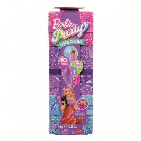 Barbie party sorpresa con paleta roja unboxed grwm
