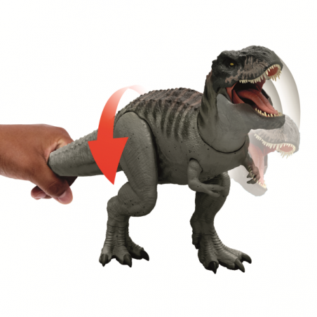 Jurassic world dinosaurio de juguete t-rex ataca