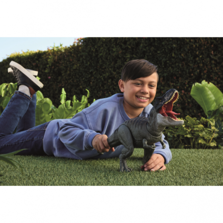 Jurassic world dinosaurio de juguete t-rex ataca