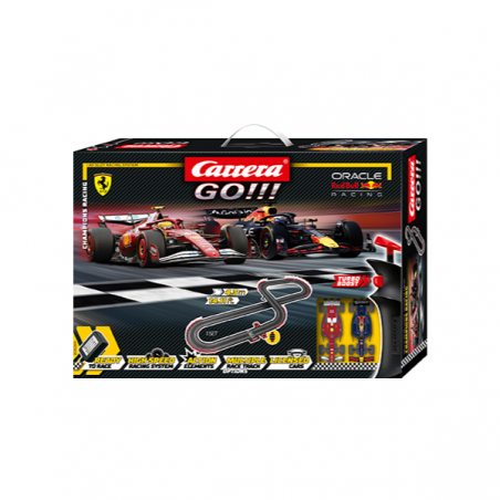 Carrera go!!! champions racing (f1 ferrari hamilton+ f1 red bull)