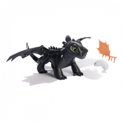 Dragón toothless interactivo doma y entrena