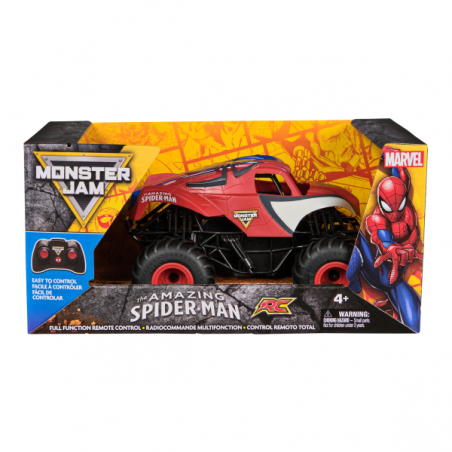 Monster jam rc spiderman 1:24