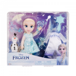 Muñeca disney frozen- set de regalo elsa 15cm