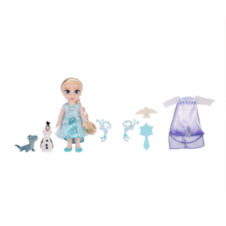 Muñeca disney frozen- set de regalo elsa 15cm