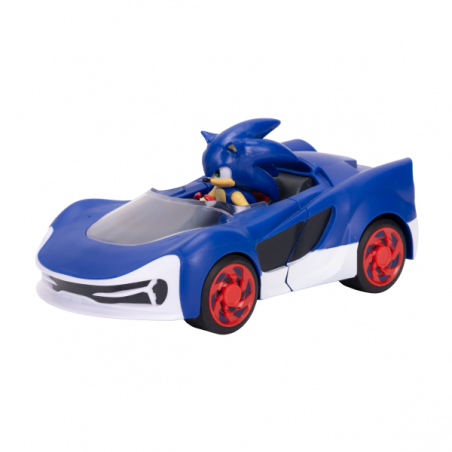 Sonic de vehiculo customizable con figura extraible de 7 cm -shadow & sonic surtido.