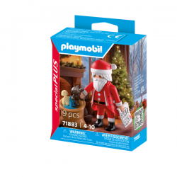 Papá noel con lista de deseos